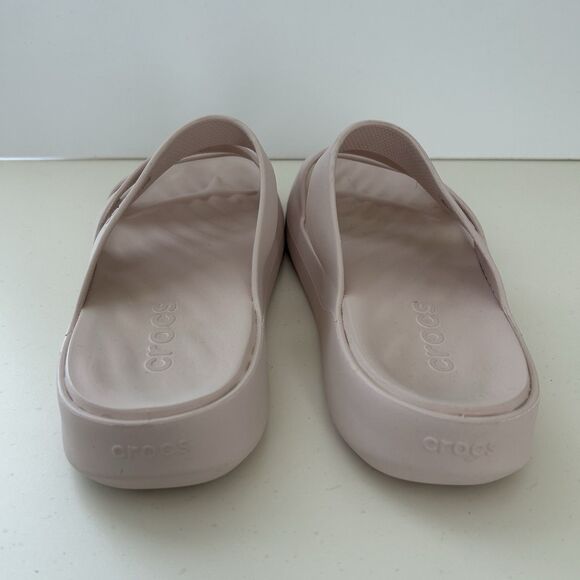 CROCS Getaway Strappy Womens Sandals Slides Pink Womens Size 9 Slip On - Picture 5 of 9